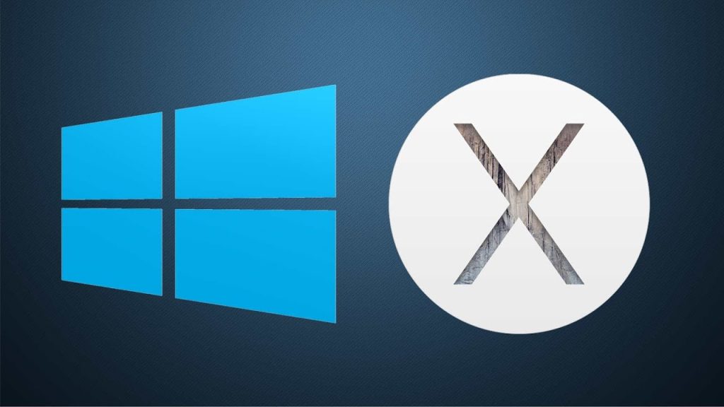 Macos ve Windows karşılaştırması.